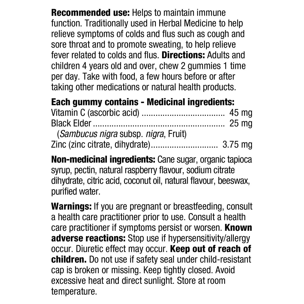 Nature’s Way Sambucus Elderberry - 120 gummies - canavitam