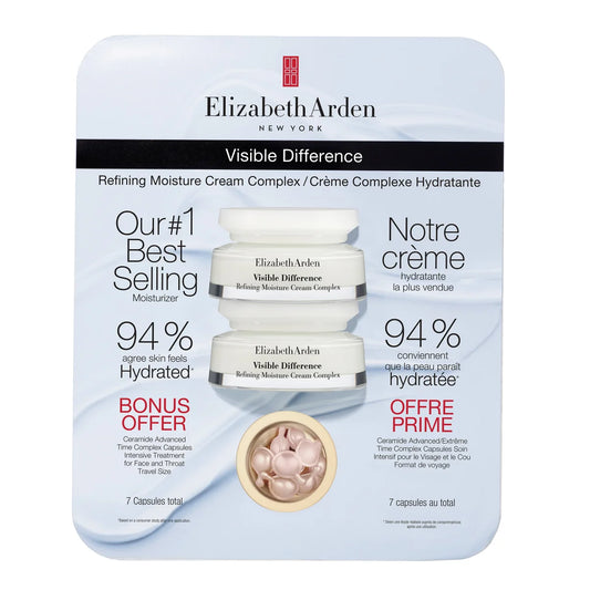 Elizabeth Arden Visible Difference Refining Moisture Cream set , 2 x 75 mL - canavitam