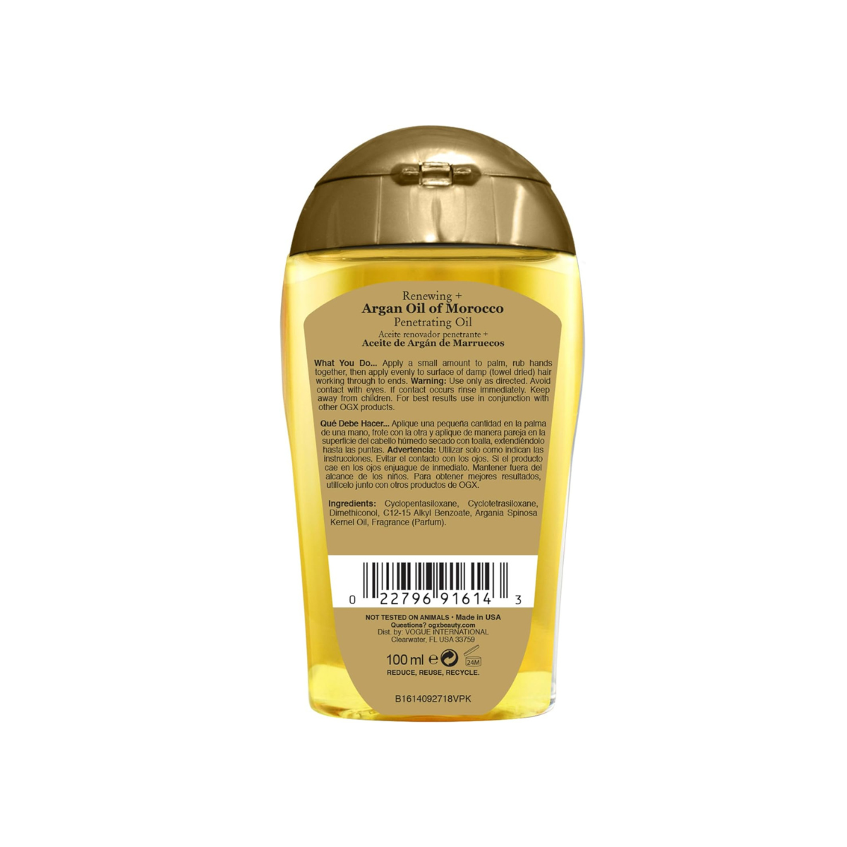 Organix Argan Penetrating Oil, argan oil of morocco 100 ml - canavitam