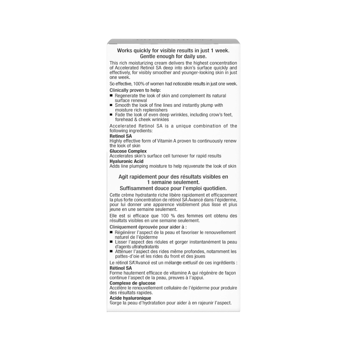 Neutrogena Rapid Wrinkle Repair Retinol Face Moisturizer, Fragrance Free, Daily Anti-Aging Face Cream with Retinol & Hyaluronic Acid to Fight Fine Lines, Wrinkles, & Dark Spots - canavitam