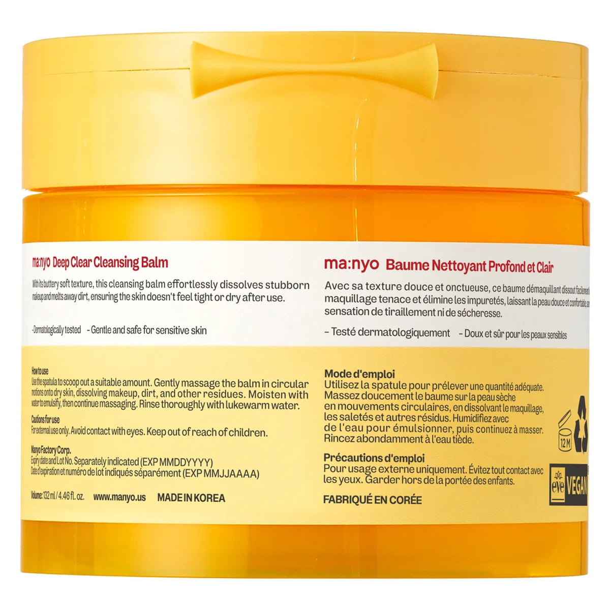 Ma:nyo Deep Clear Cleansing Balm, 132 mL - canavitam