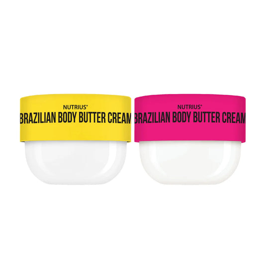 Nutrius Brazilian Body Butter Cream, 2 x 177 mL - canavitam