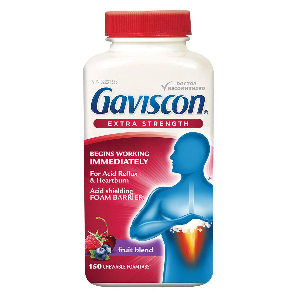 Gaviscon Extra Strength Chewable 150 - canavitam