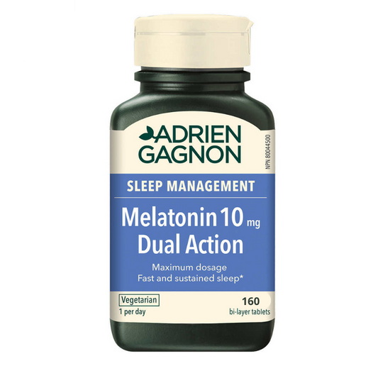 Melatonin 10mg Dual Action Extra-Strength- 160 tablets - Adrien Gagnon - canavitam