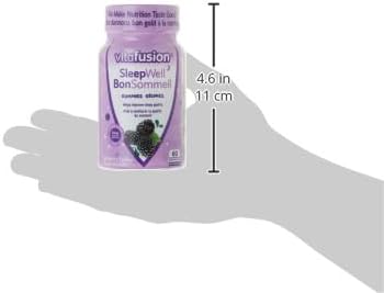Vitafusion Sleepwell Adult Vitamin Gummies, 5mg Melatonin Per Daily Dose, 60 Count - canavitam