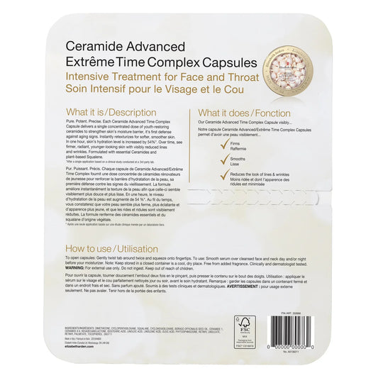 Elizabeth Arden Ceramide Advanced Time Complex Capsules 2 x 60 Capsule Packages - canavitam