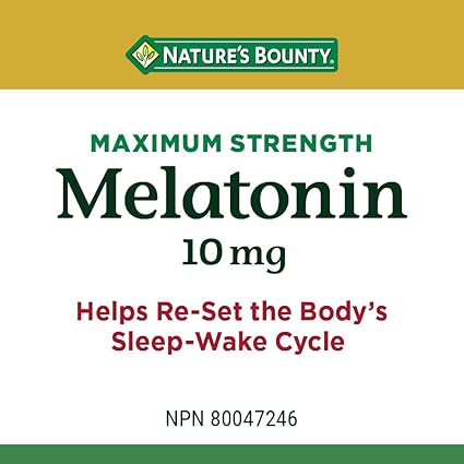 Nature's Bounty Melatonin 10mg 120 Count - canavitam