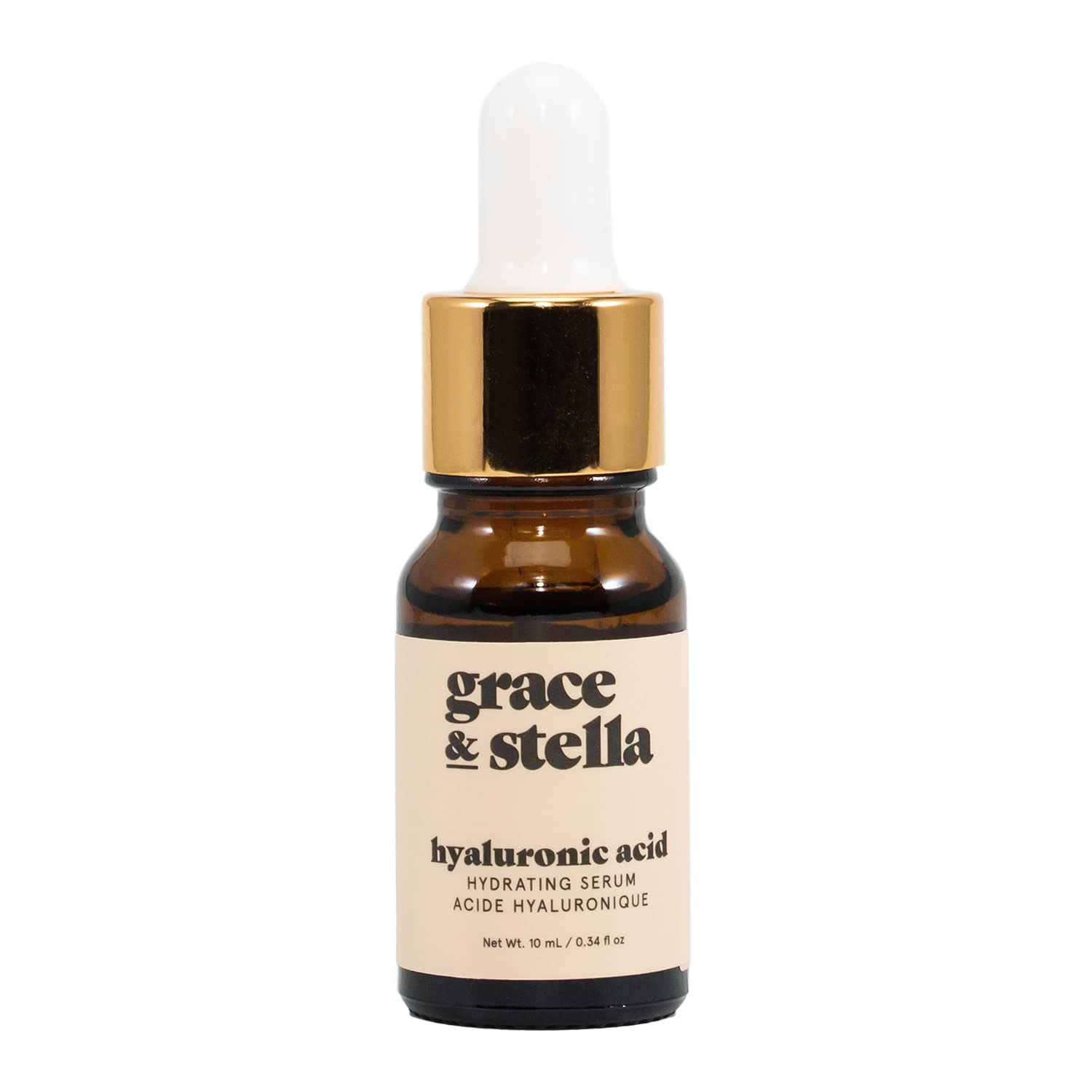 grace & stella  Hyaluronic Acid Serum (50ml) - Vegan -  Acido Hialuronico to Hydrate and Remove Fine Lines + Wrinkles, Boost Collagen - - canavitam