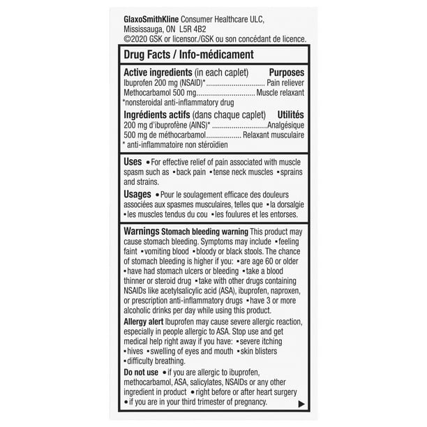 Robax Platinum 102 tablets - canavitam