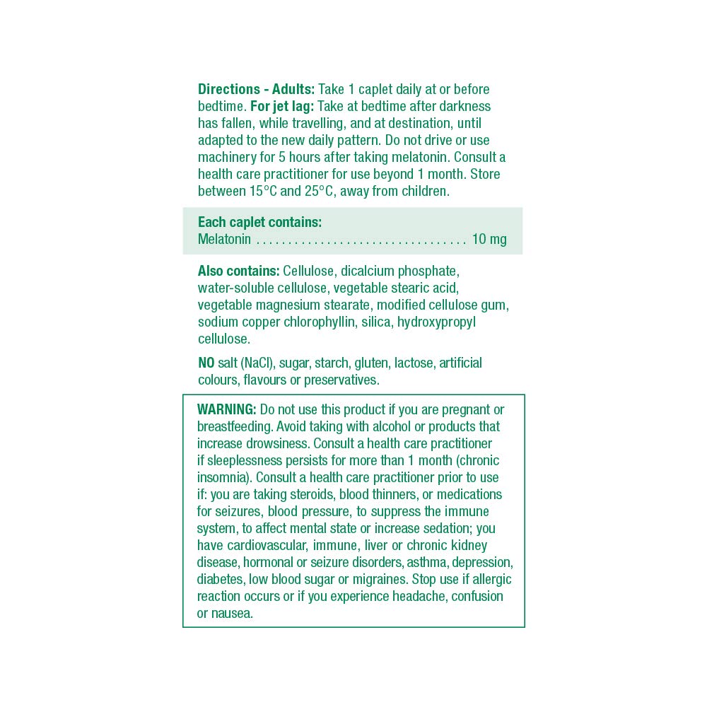 Melatonin 10 mg Maximum Strength Dual Action Timed Release - Value Size, Gluten-Free , 100 Count (Pack of 1) - canavitam