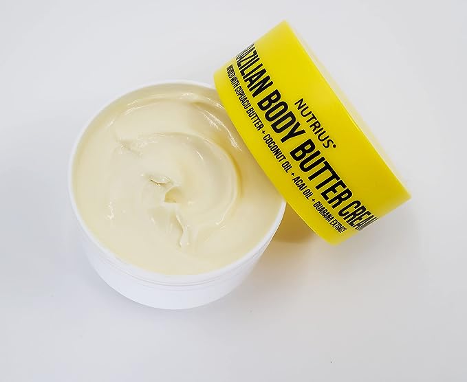 Nutrius Brazilian Body Butter Cream, 2 x 177 mL - canavitam