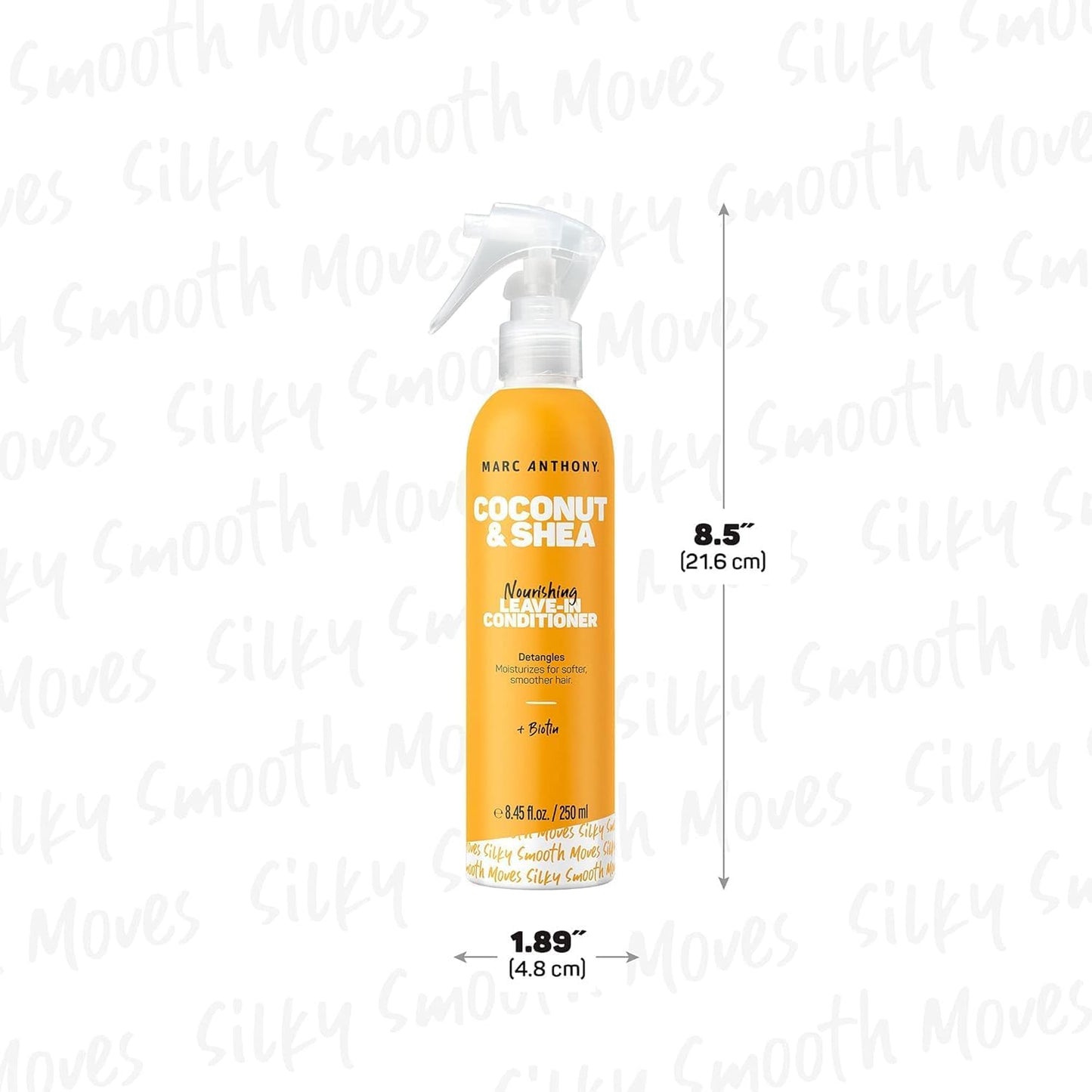 Marc Anthony Coconut Oil & Shea Butter Leave-In Conditioner – Lightweight Deep Moisture for Frizz & Breakage (250 ml) Marc Anthony