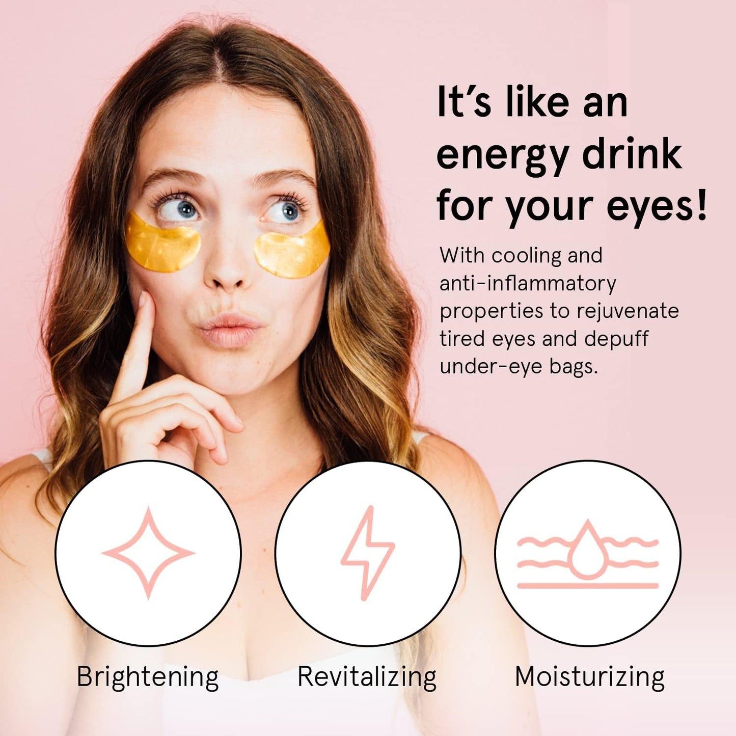 grace & stella Under Eye Mask -Under Eye Patches to Reduce Dark Circles, Puffy Eyes, Wrinkles, Vegan (48 Pairs, Gold) - canavitam