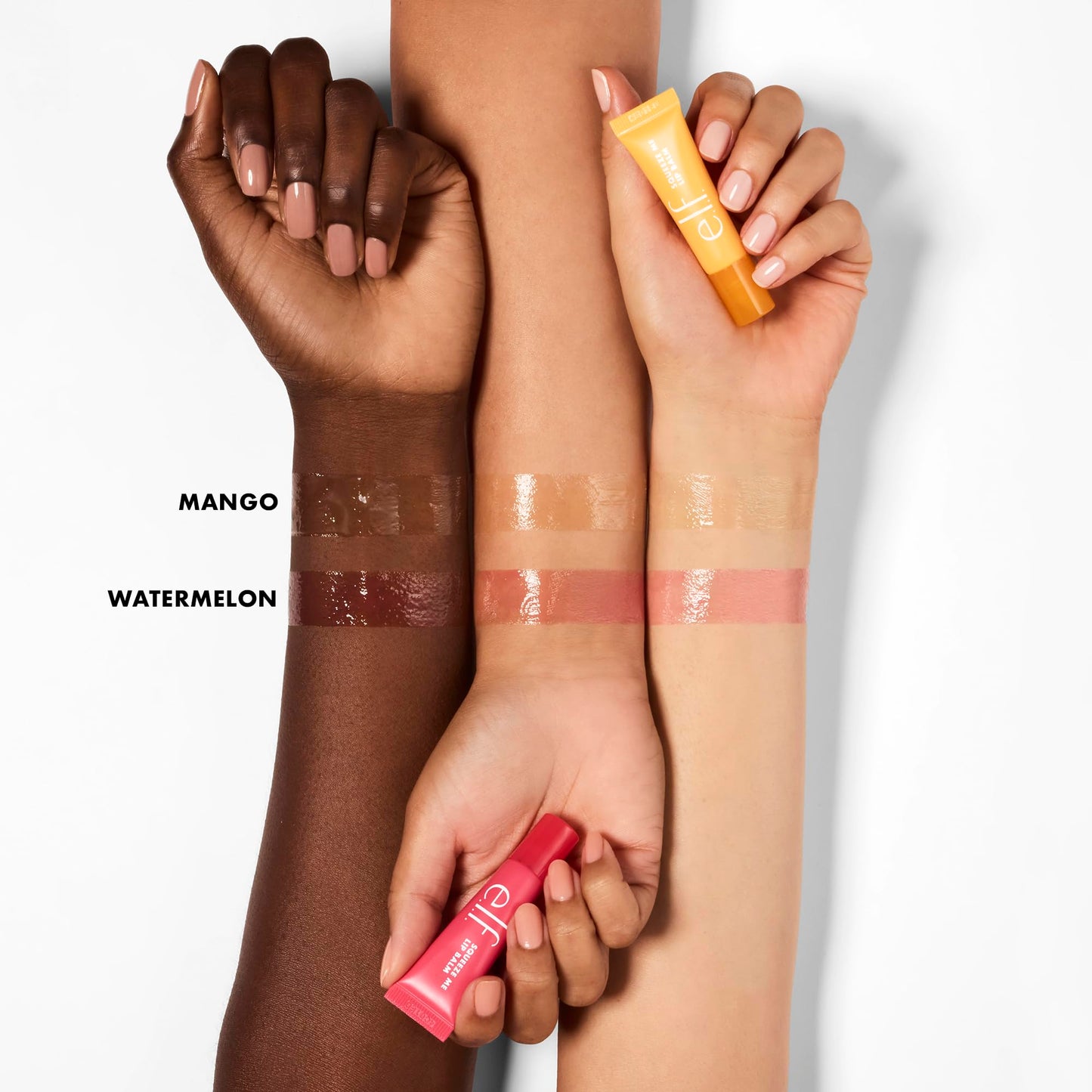 e.l.f. Squeeze Me Lip Balm, Moisturizing Lip Balm For A Sheer Tint Of Colour, Infused With Hyaluronic Acid, Vegan & Cruelty-free, Strawberry - canavitam