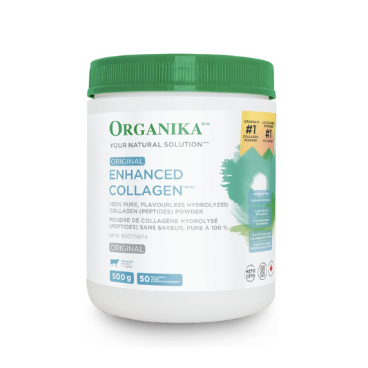 Organika Enhanced Collagen Peptides Protein Powder - 500 g - canavitam