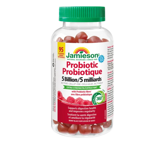 Jamieson Probiotic Gummies 5 Billion - canavitam