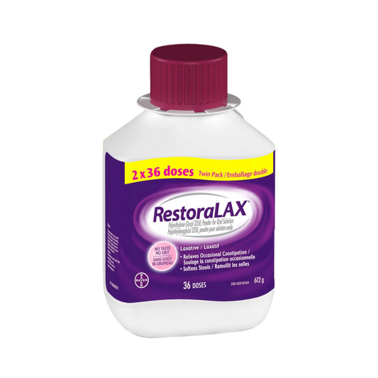 RestoraLAX Laxative - 36 Doses, 2-pack - canavitam