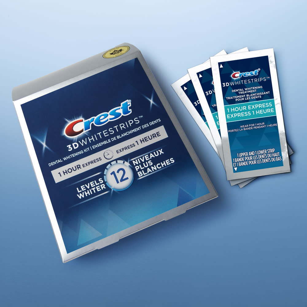 Crest 3D White Whitestrips Teeth Whitening Kit 20 Strips - canavitam