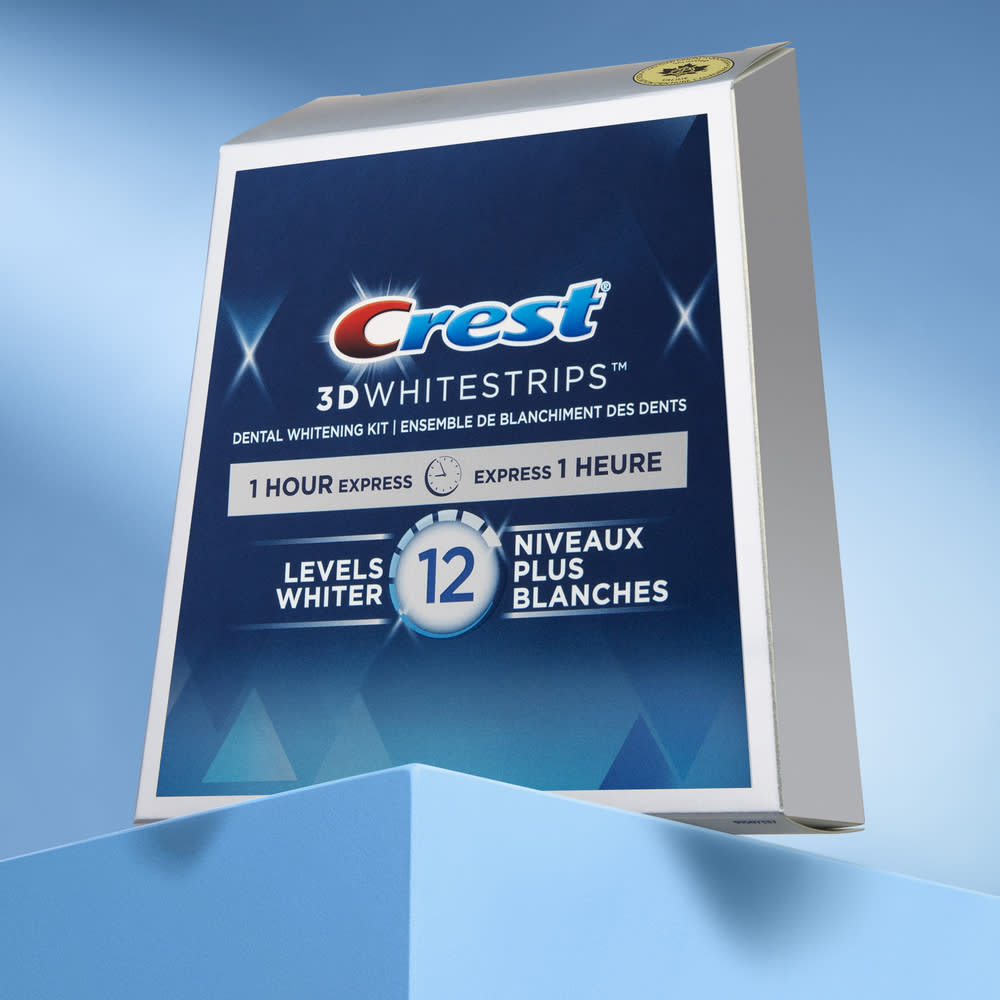 Crest 3D White Whitestrips Teeth Whitening Kit 20 Strips - canavitam