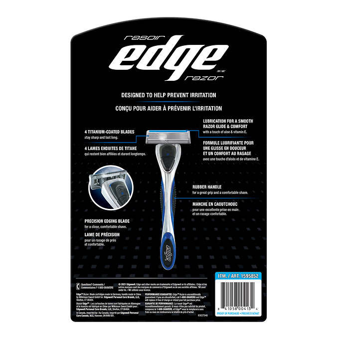 Edge Razor with 21 Cartridges - canavitam