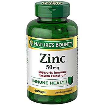 Nature’s Bounty Chelated Zinc 50mg - 400 Caplets - canavitam