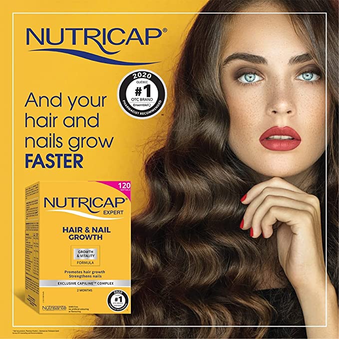 Nutricap Hair & Nails, 180 softgels - canavitam