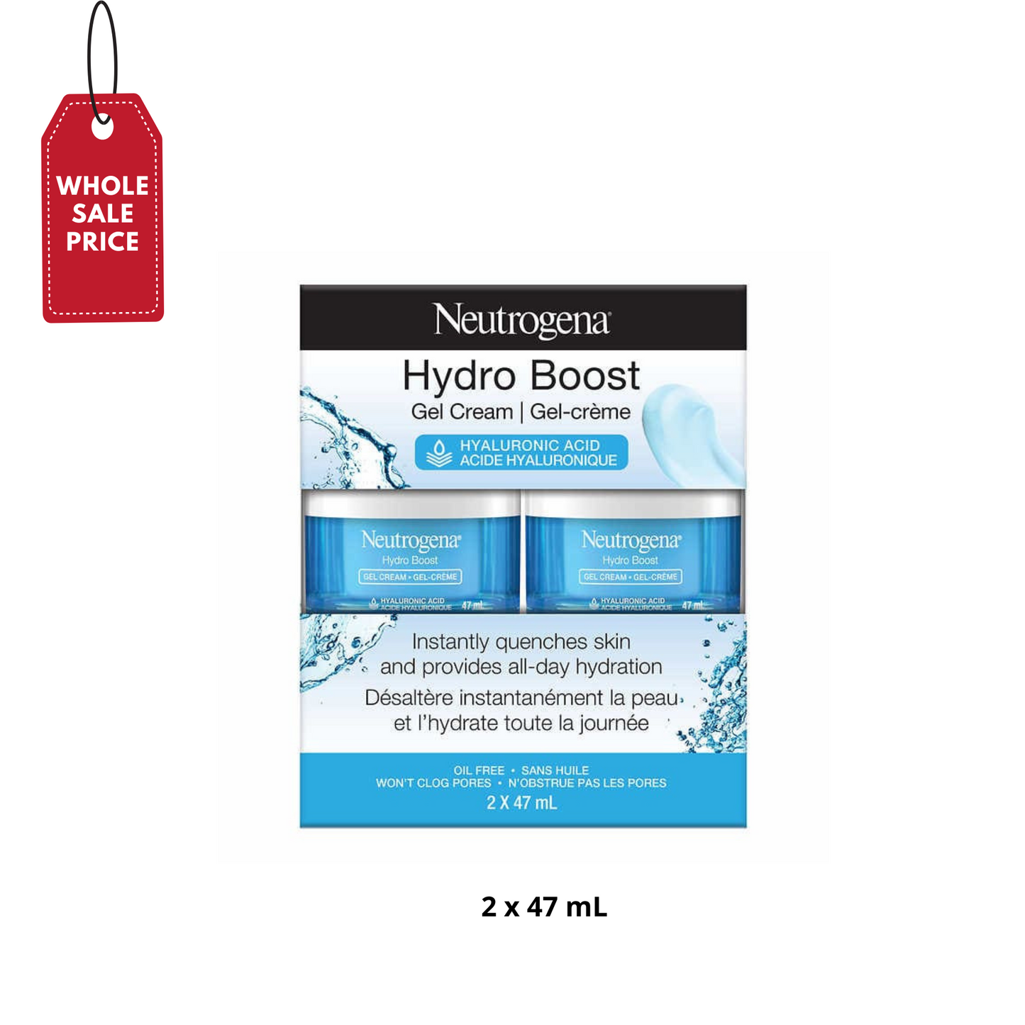 Neutrogena Hydro Boost Gel-cream, 2 x 47 mL - canavitam
