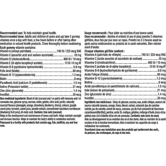 L’il Critters Gummy Vites, 275 Gummies - canavitam