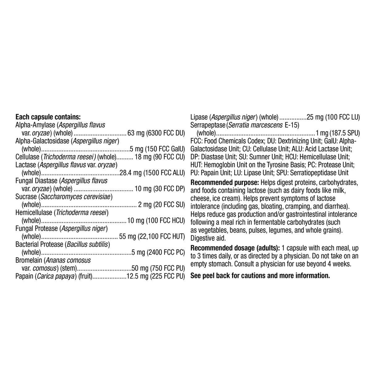 webber naturals Complete Digestive Enzymes - 150 capsules - canavitam