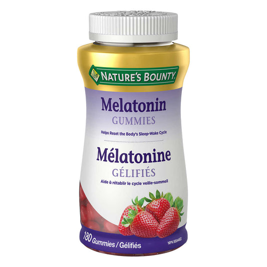 Nature's Bounty Melatonin Gummies, 180 Gummies - canavitam