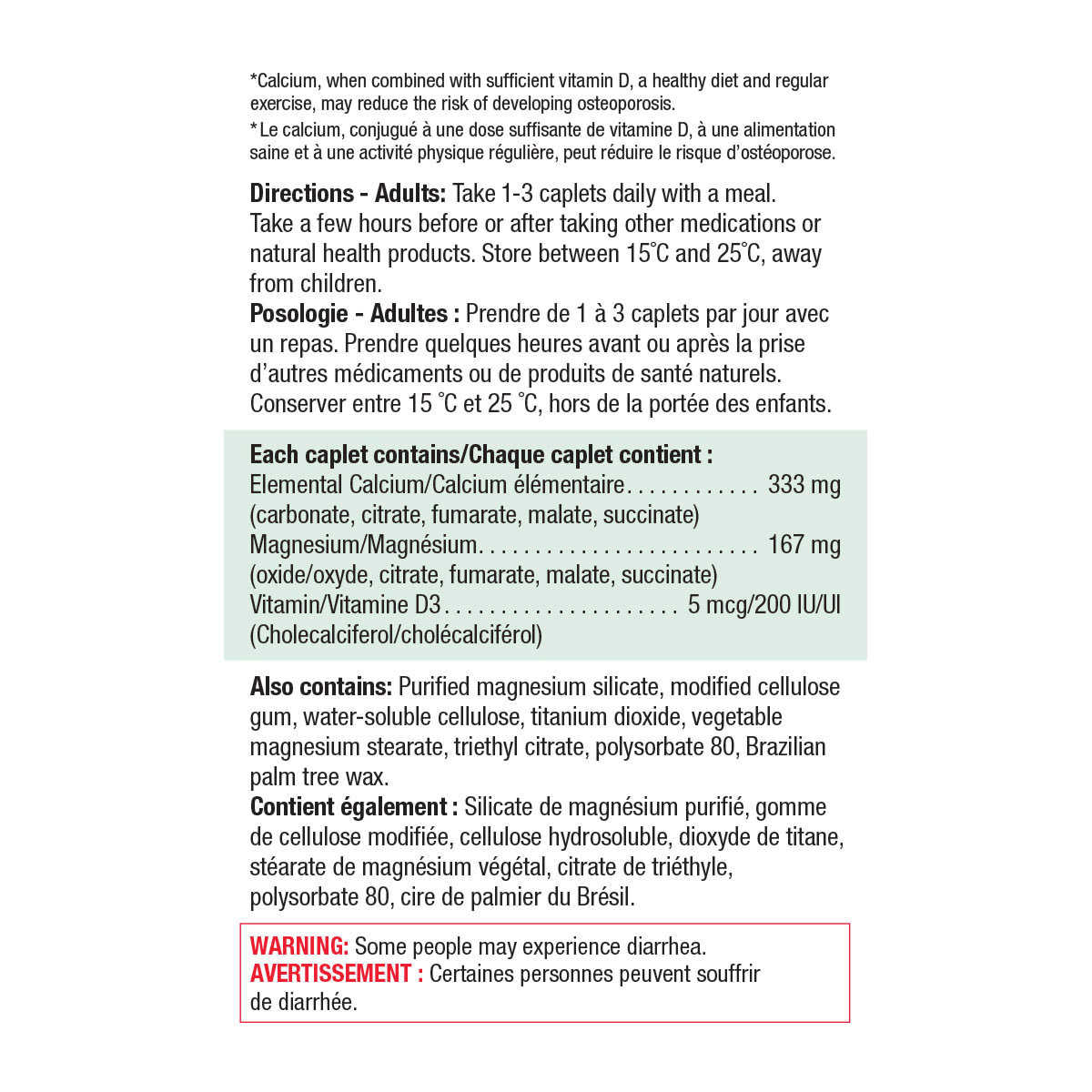 Jamieson Calcium Magnesium with D3 , 500 -count - canavitam
