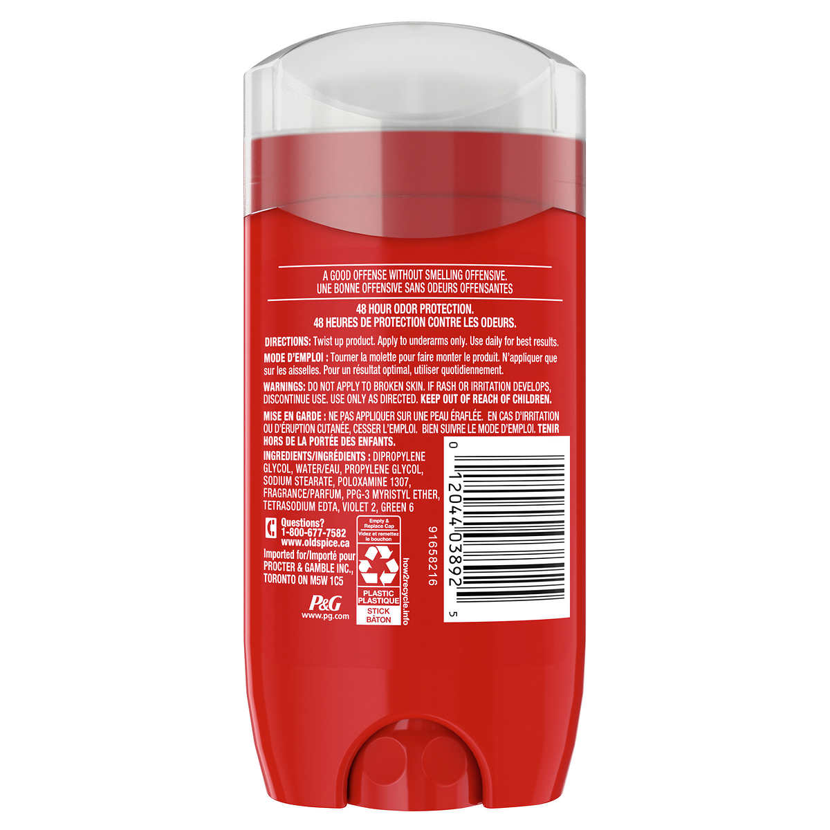Old Spice High Endurance Deodorant for men, Aluminum Free 5 x 85 g - canavitam