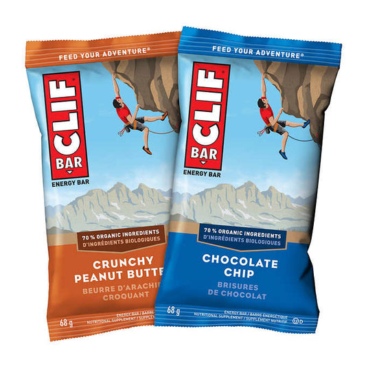 Clif Bar Variety Pack, 22 × 68 g - - canavitam