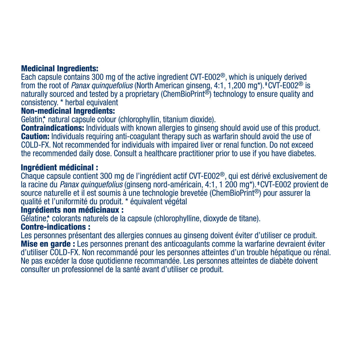 COLD-FX Extra Strength 300 mg - 150 + 18 capsules - canavitam