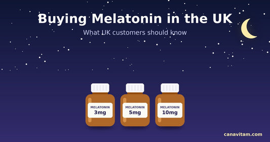 Buying melatonin in the UK: 3mg, 5mg and 10mg melatonin