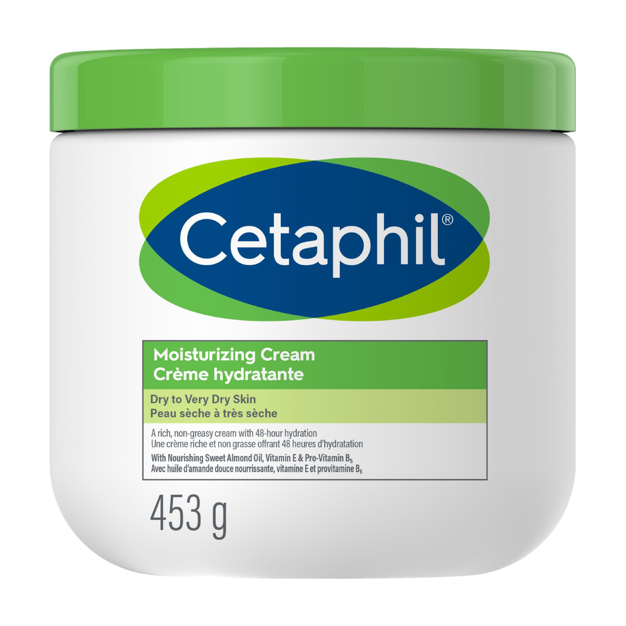 Cetaphil Moisturizing Cream 2 jar 566g + 453g |, Sensitive Skin | Provides  48-Hour Hydration