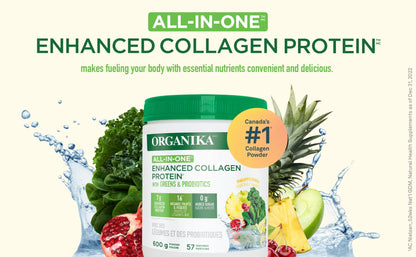 Organika Enhanced Collagen Protein All in One, 57 Servings - 600g - canavitam