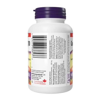 Webber Naturals CoQ10 200mg – High Potency Heart & Energy Support – 60 Softgels | Non-GMO, Gluten Free, Antioxidant Supplement - canavitam