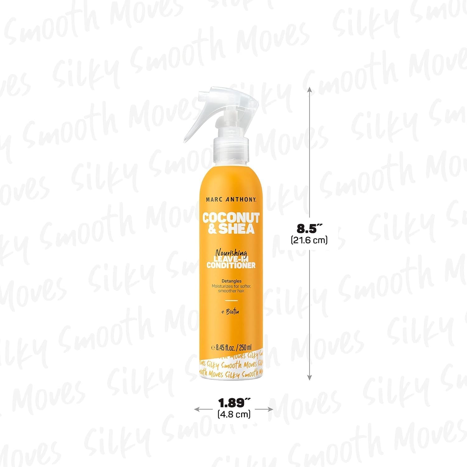 Marc Anthony Coconut Oil & Shea Butter Leave-In Conditioner – Lightweight Deep Moisture for Frizz & Breakage (250 ml) Marc Anthony