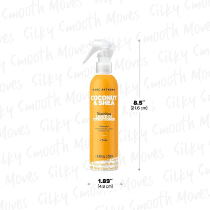 Marc Anthony Coconut Oil & Shea Butter Leave-In Conditioner – Lightweight Deep Moisture for Frizz & Breakage (250 ml) Marc Anthony