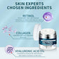 Collagen 0.2% Retinol Cream for Face with Hyaluronic Acid Day & Night Moisturizer Cream Skin Tightening Cream for Face & Neck Cream Lifting & Recovery Rapid Wrinkles Repair 1.7 Oz