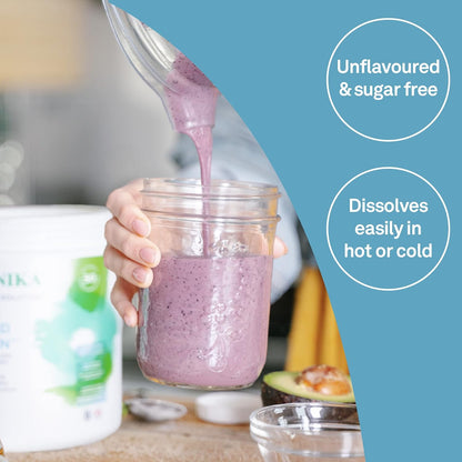 Organika Enhanced Collagen Peptides Protein Powder - 500 g - canavitam