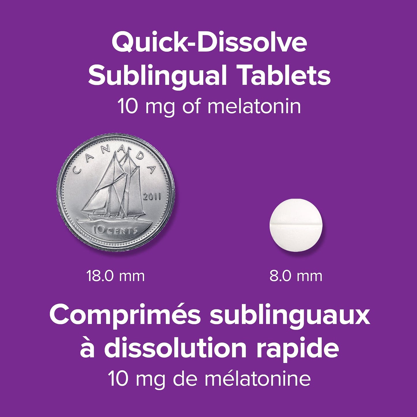 Webber Naturals Melatonin 10 mg | Quick Dissolve Tablets | 150 Vegetarian Tablets webber naturals