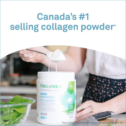 Organika Enhanced Collagen Peptides Protein Powder - 500 g - canavitam