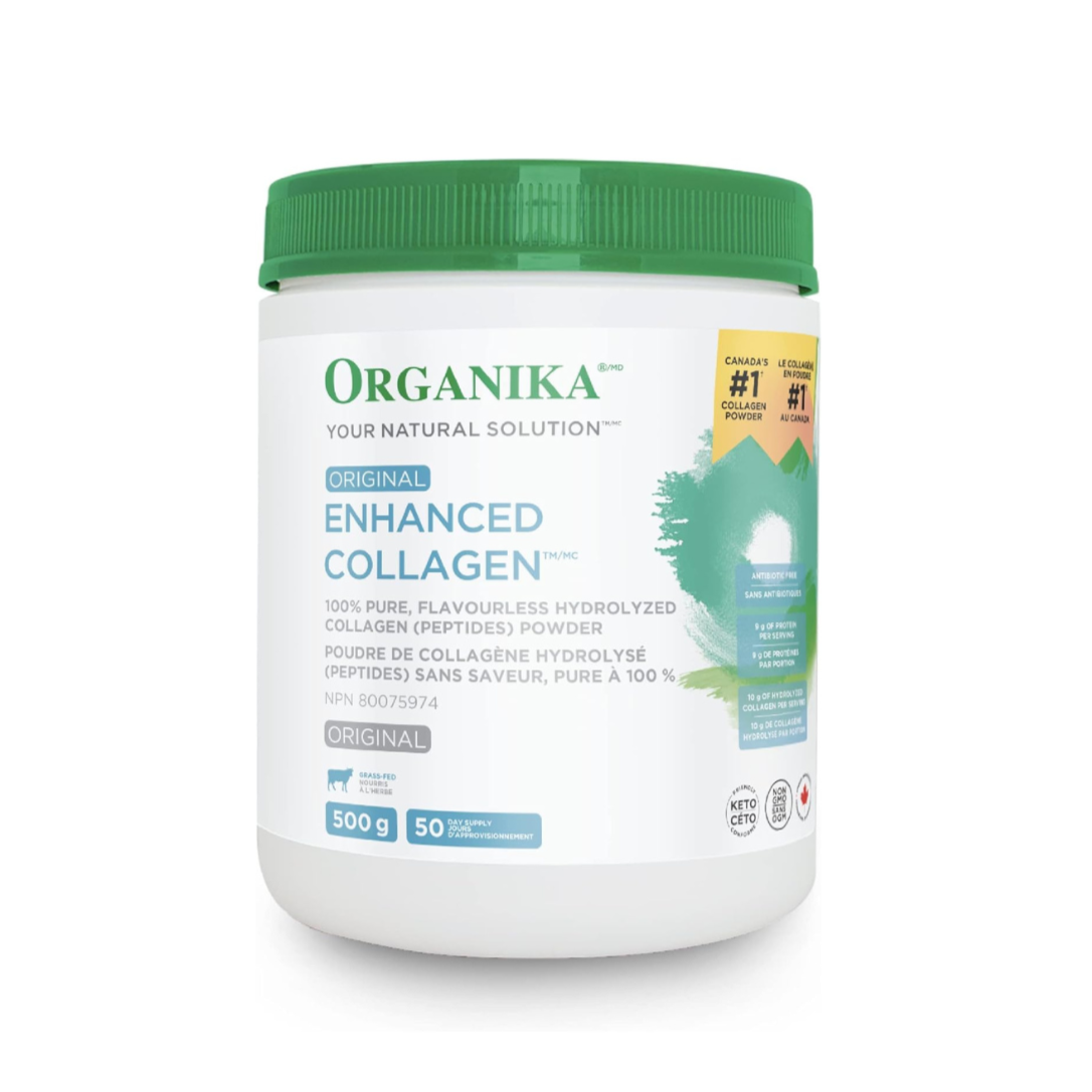 Organika Enhanced Collagen Peptides Protein Powder - 500 g