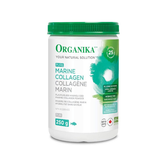 Organika Marine Collagen Powder- Wild-Caught from North Atlantic-Tasteless - 250g