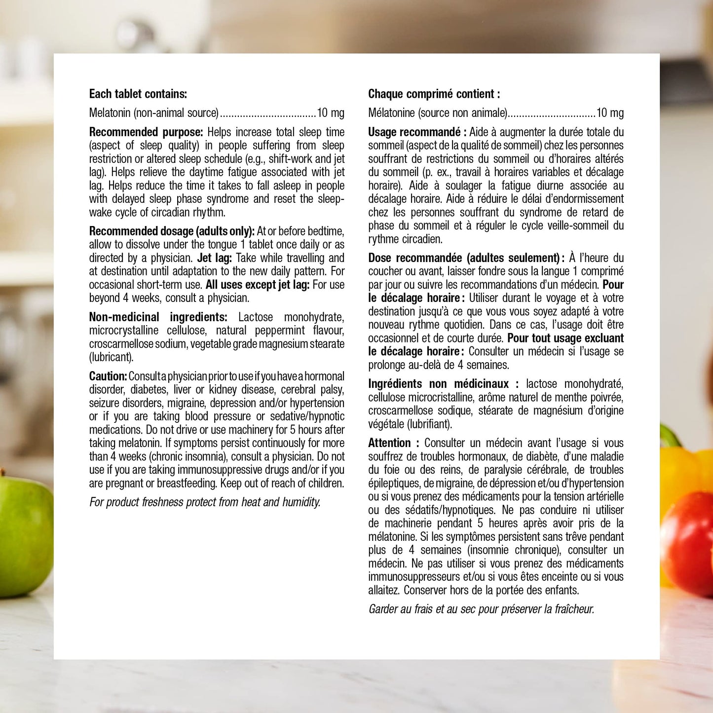 Webber Naturals Melatonin 10 mg | Quick Dissolve Tablets | 150 Vegetarian Tablets webber naturals