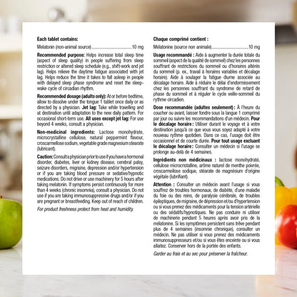 Webber Naturals Melatonin 10 mg | Quick Dissolve Tablets | 150 Vegetarian Tablets webber naturals