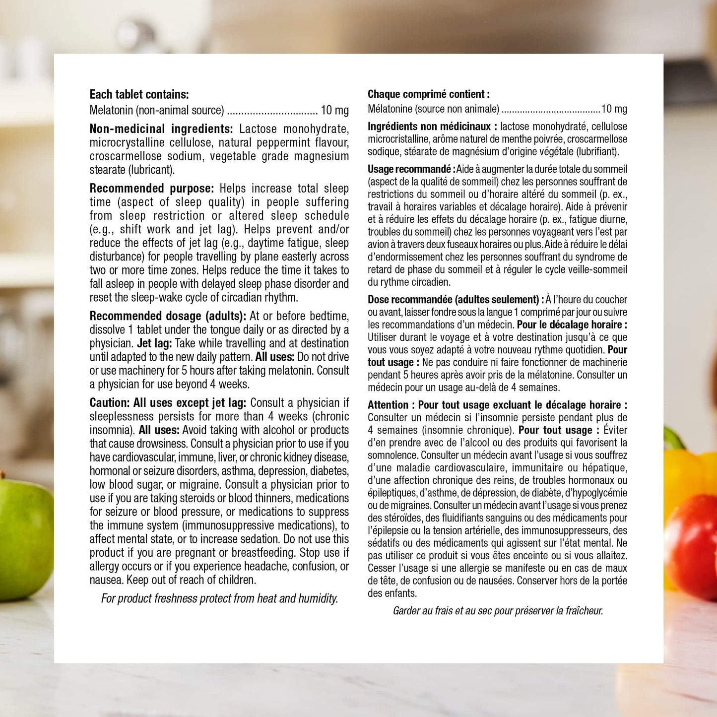 Webber Naturals Melatonin 10 mg | Quick Dissolve Tablets | 150 Vegetarian Tablets webber naturals