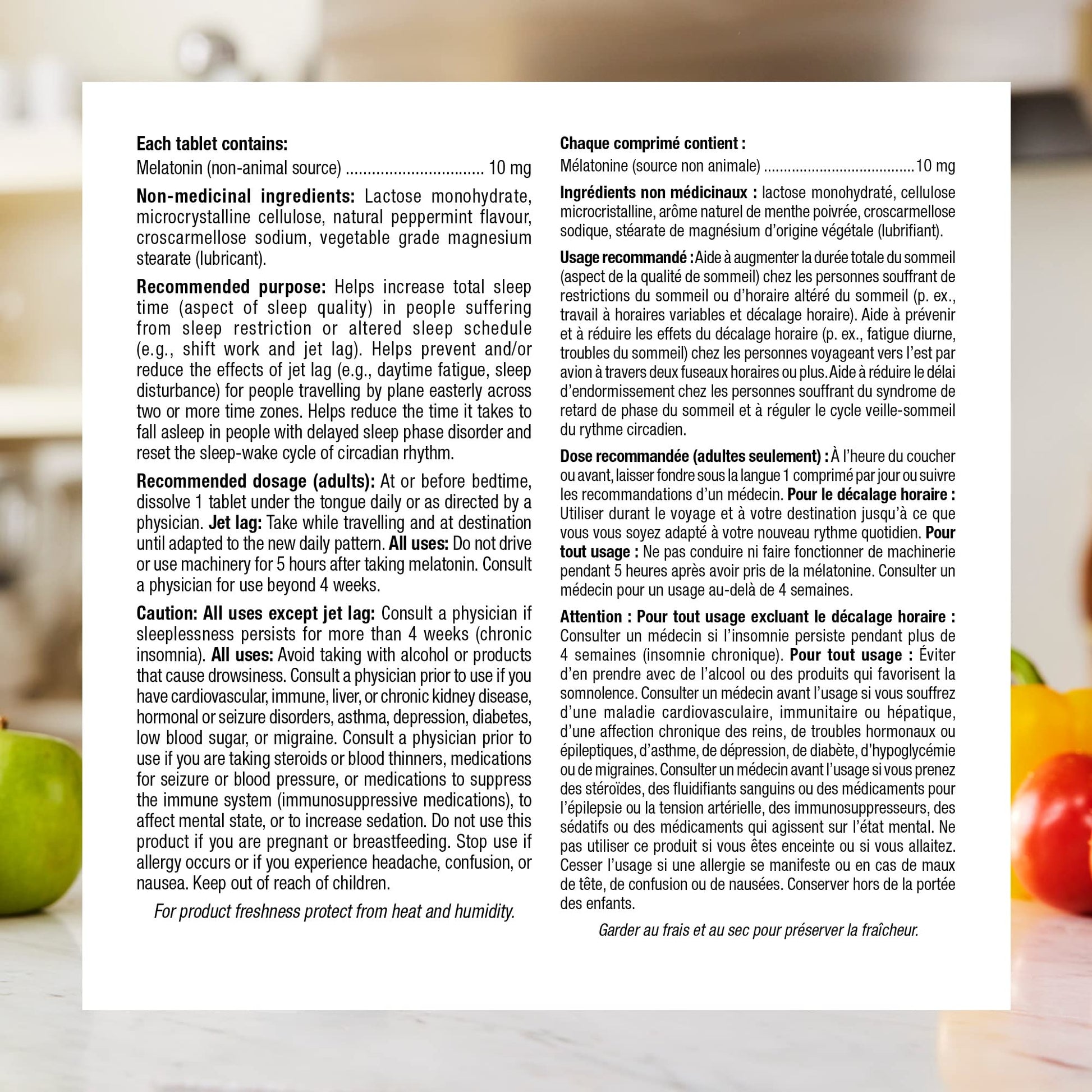 Webber Naturals Melatonin 10 mg | Quick Dissolve Tablets | 150 Vegetarian Tablets webber naturals